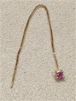 Boucle d'oreilles unique Dédié in Or rosé ORD0140 ZP RO